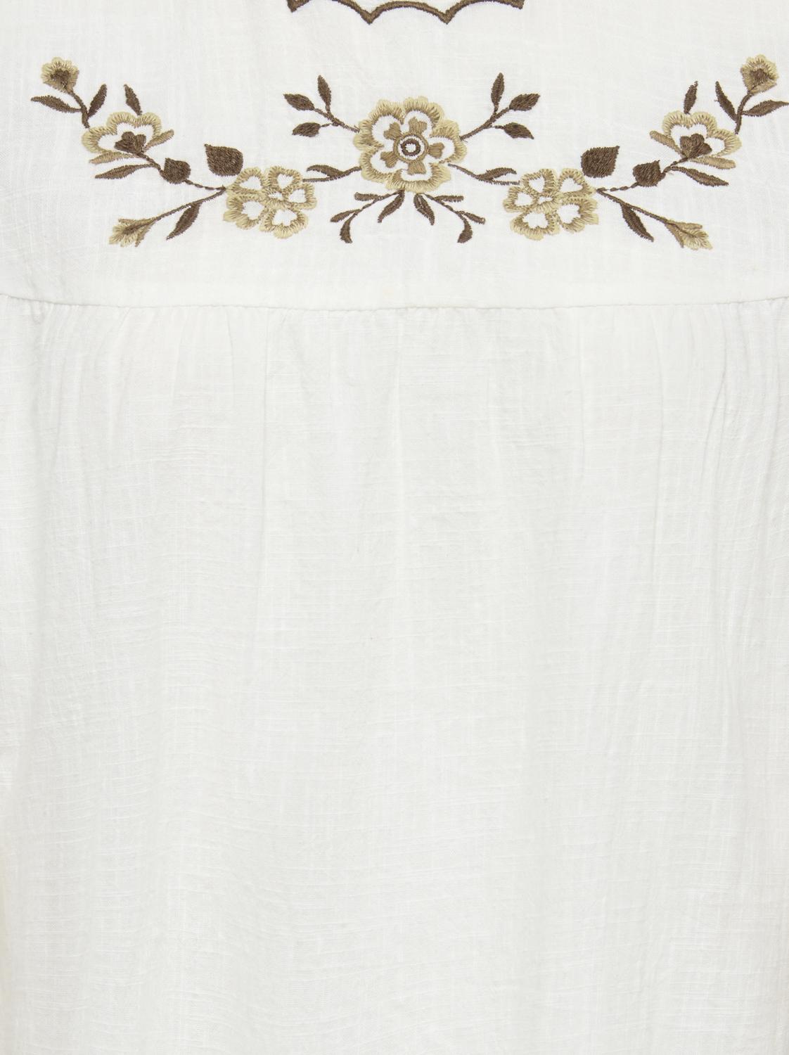 PGLISSY Bluse mit ärmellosem Stil und Stickdetails - 2