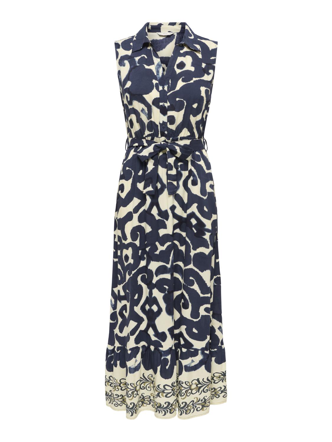 PGANTONIA LIFE S/L SHIRT LONG DRESS WVN
