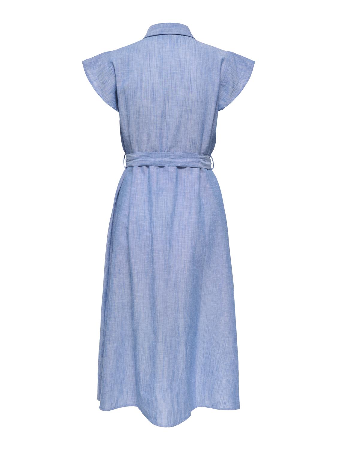 PGZIRA S/S SHIRT MIDI DRESS WVN CS - 3