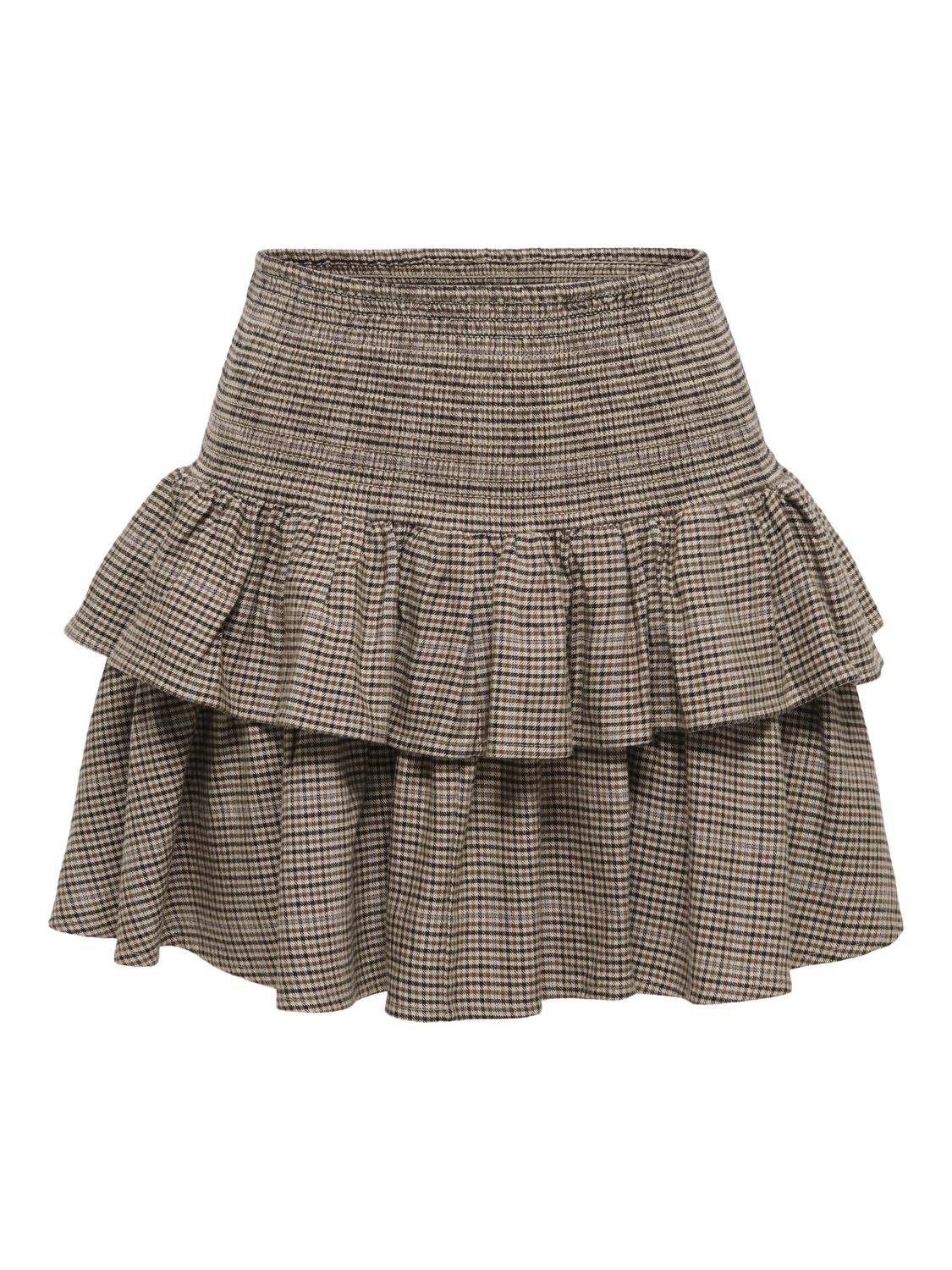 PGSERRA LAYRED SHORT SKIRT WVN