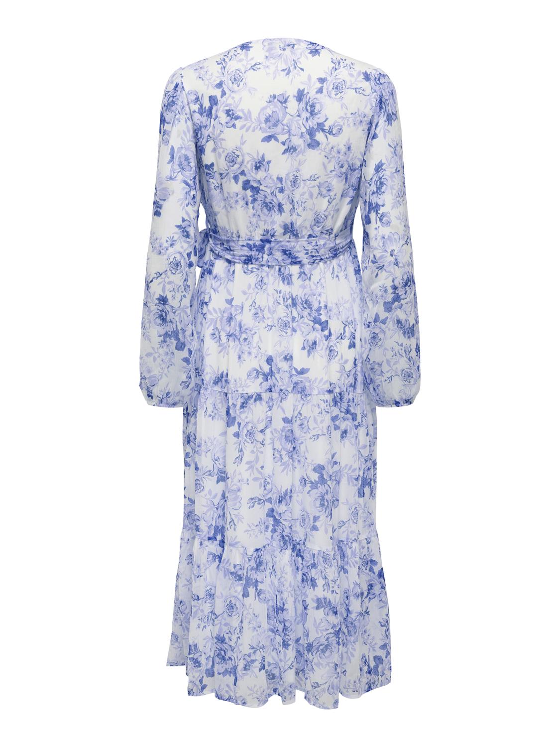 ONLMIRIAM LS WRAP MIDI DRESS CS WVN - 3