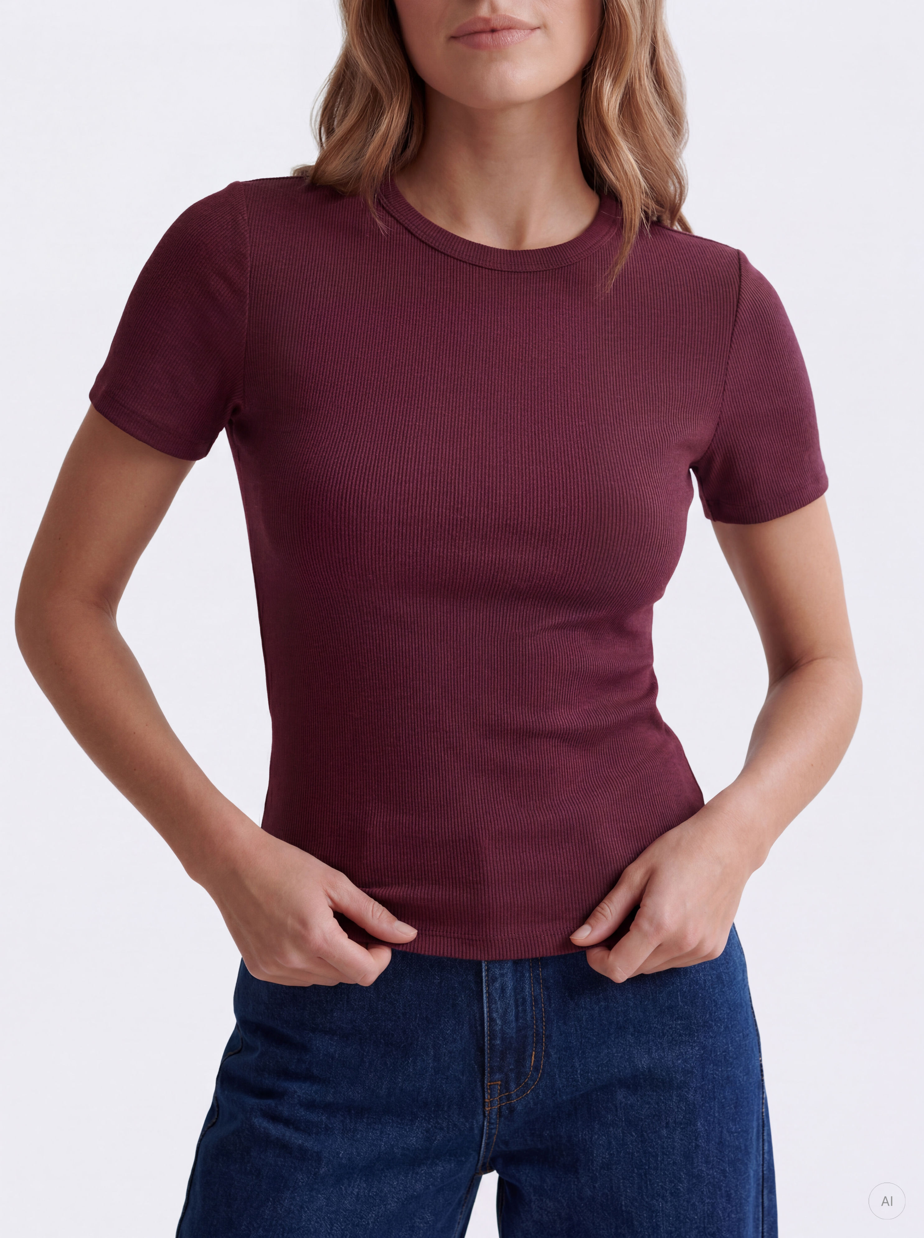 ONLJUNE T-SHIRT MED TÆTSIDDENDE PASFORM - 8