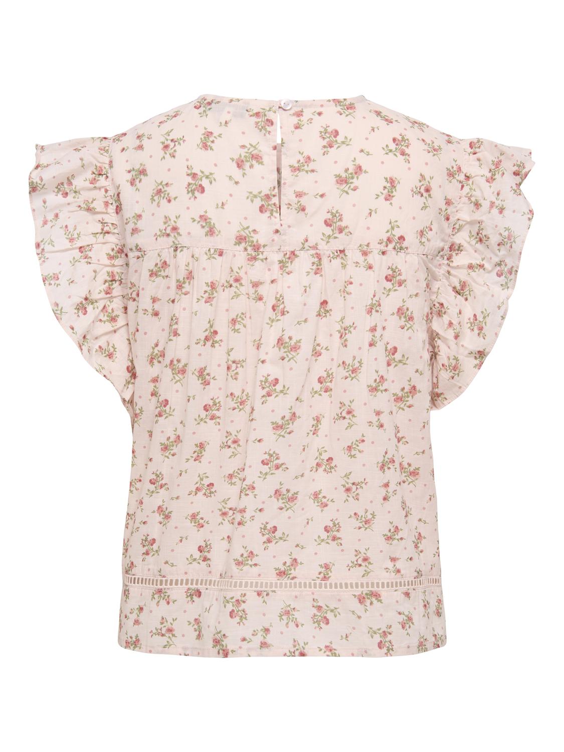 ONLASHA SL FRILL O-NECK TOP EX WVN - 2