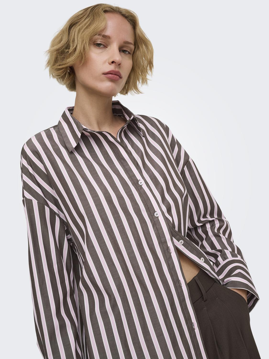ONLOREGON ALVA LS REG SHIRT NOOS WVN - 4