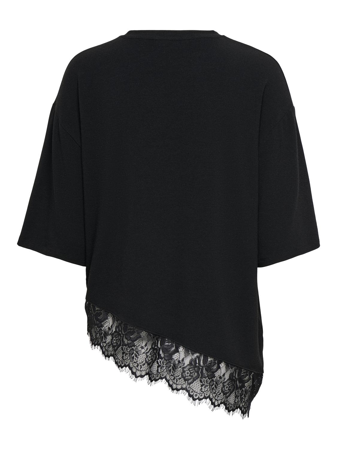 ONLGLAMOUR S/S LACE T-SHIRT JRS - 7