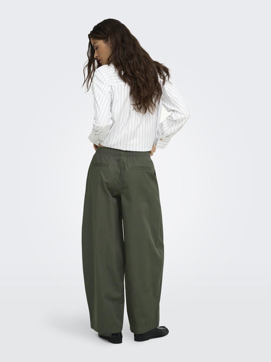 JDYSIMA MW BARREL LEG PANT WVN EXP - 2