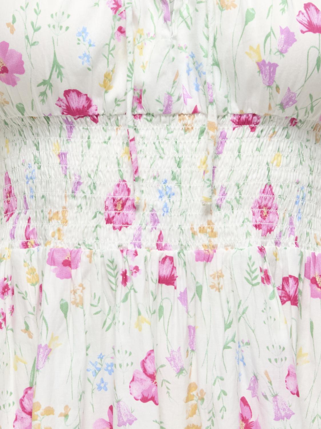 PGLIV SHORT S/S BACK SMOCK DRESS WVN - 2