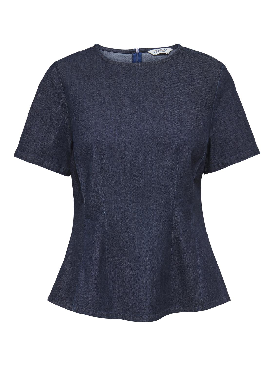 ONLTAMMY S/S FITTED DNM SHIRT YOR - 3