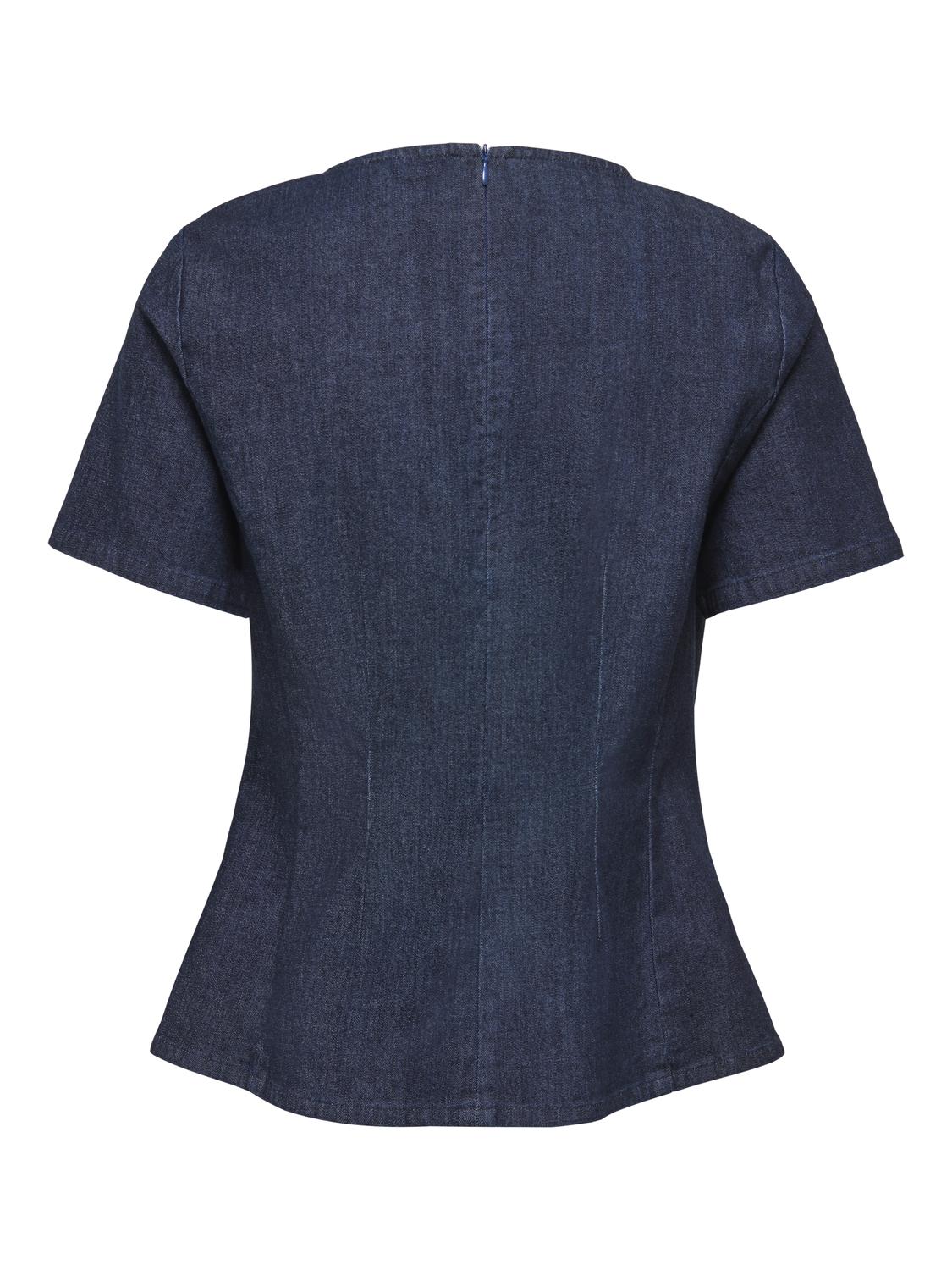 ONLTAMMY S/S FITTED DNM SHIRT YOR - 7