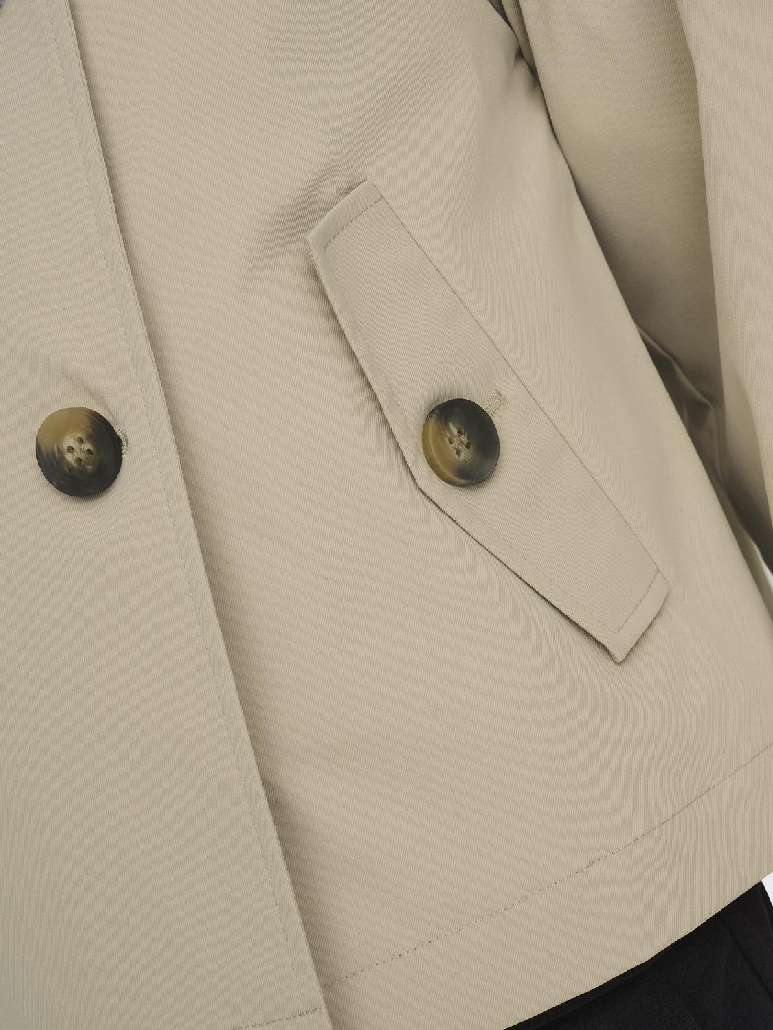 ONLAPRIL Dobbeltspent kort trenchcoat - 5