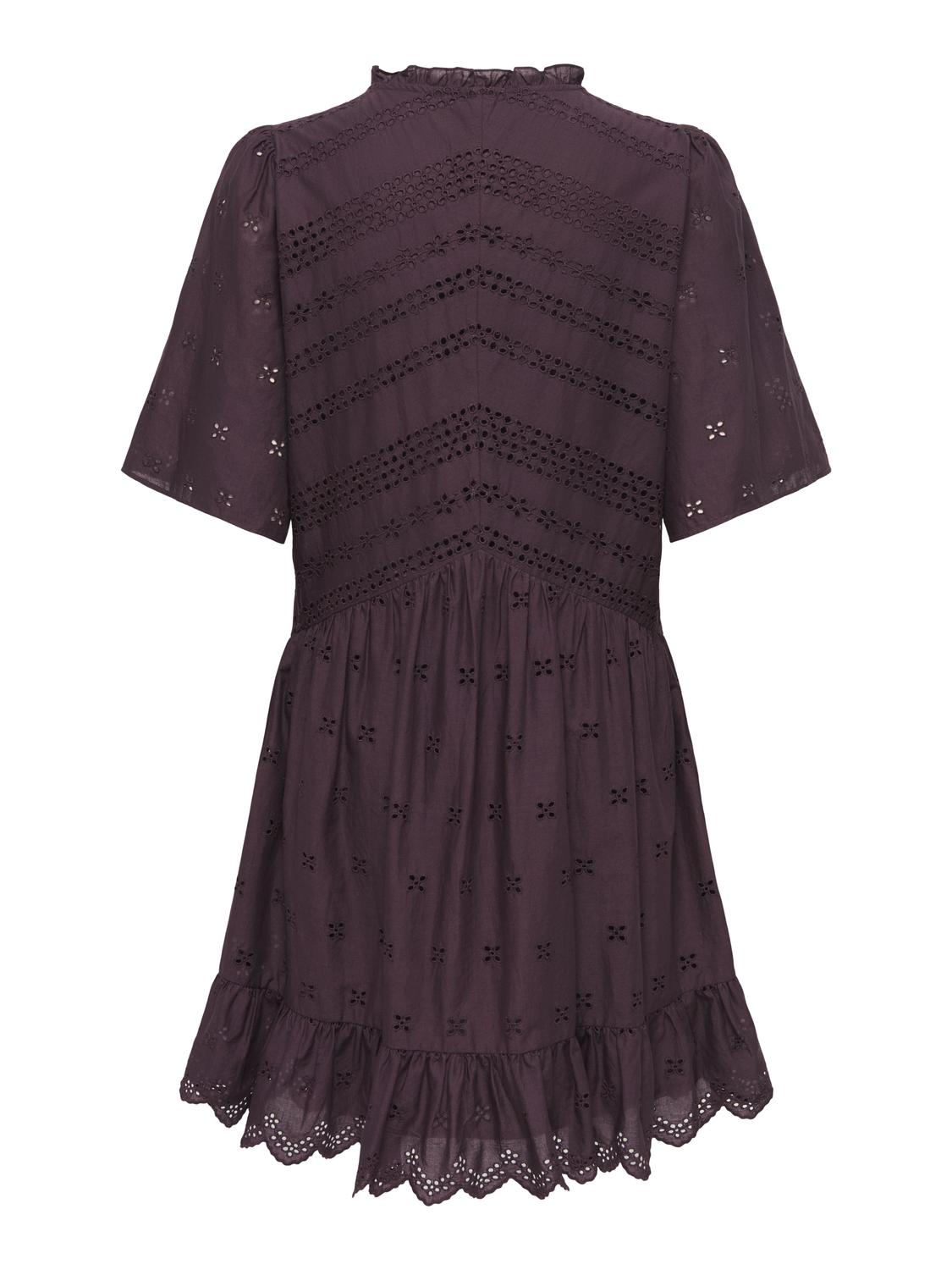 PGHILDE S/S EMB SHORT DRESS WVN - 3