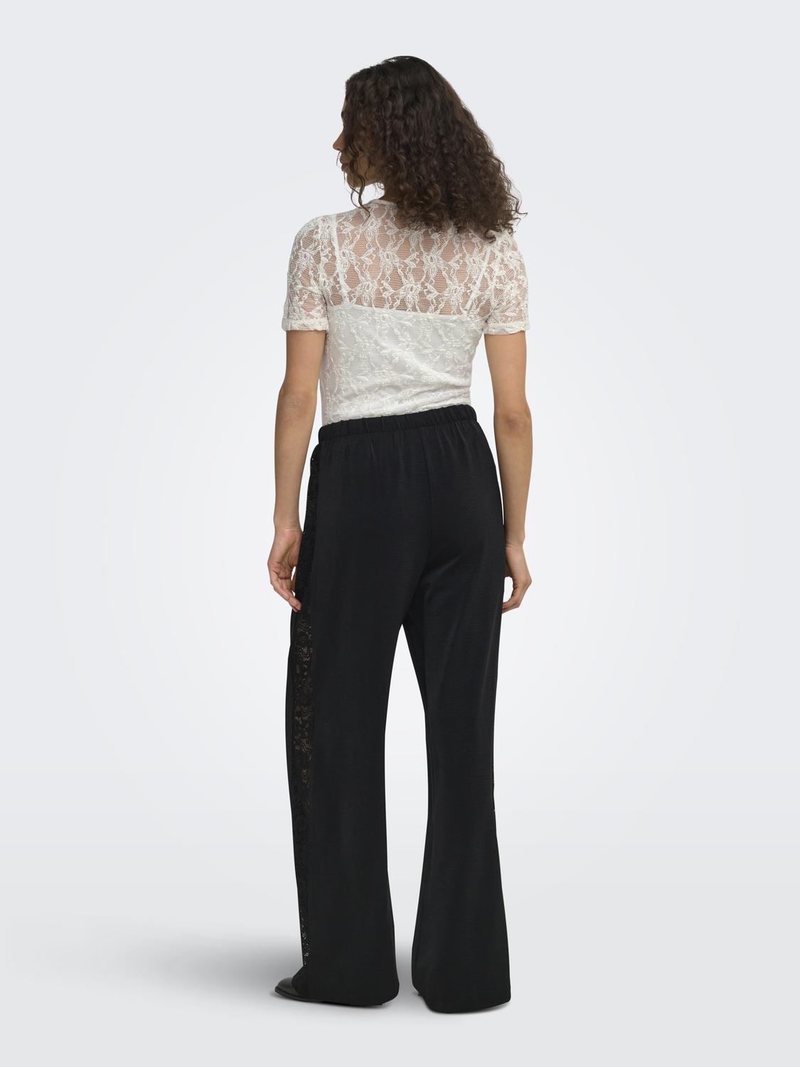 ONLALBA S/S LACE TOP CS JRS - 2