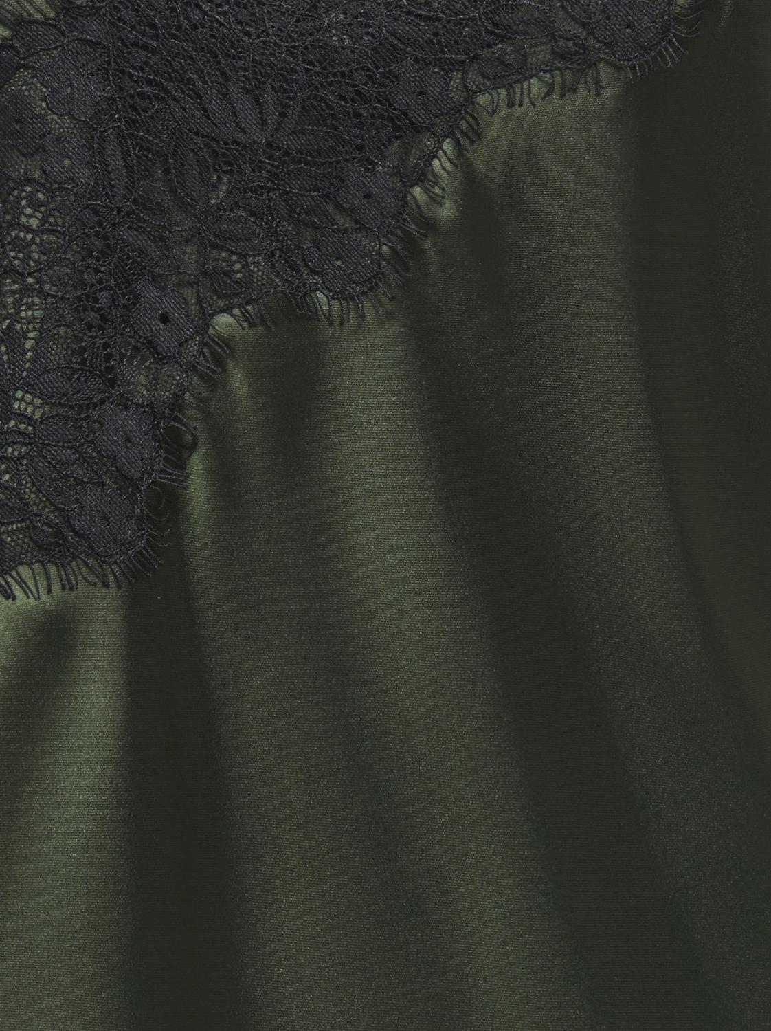 ONLINDONA STRAP SATIN LACE TOP WVN - 3