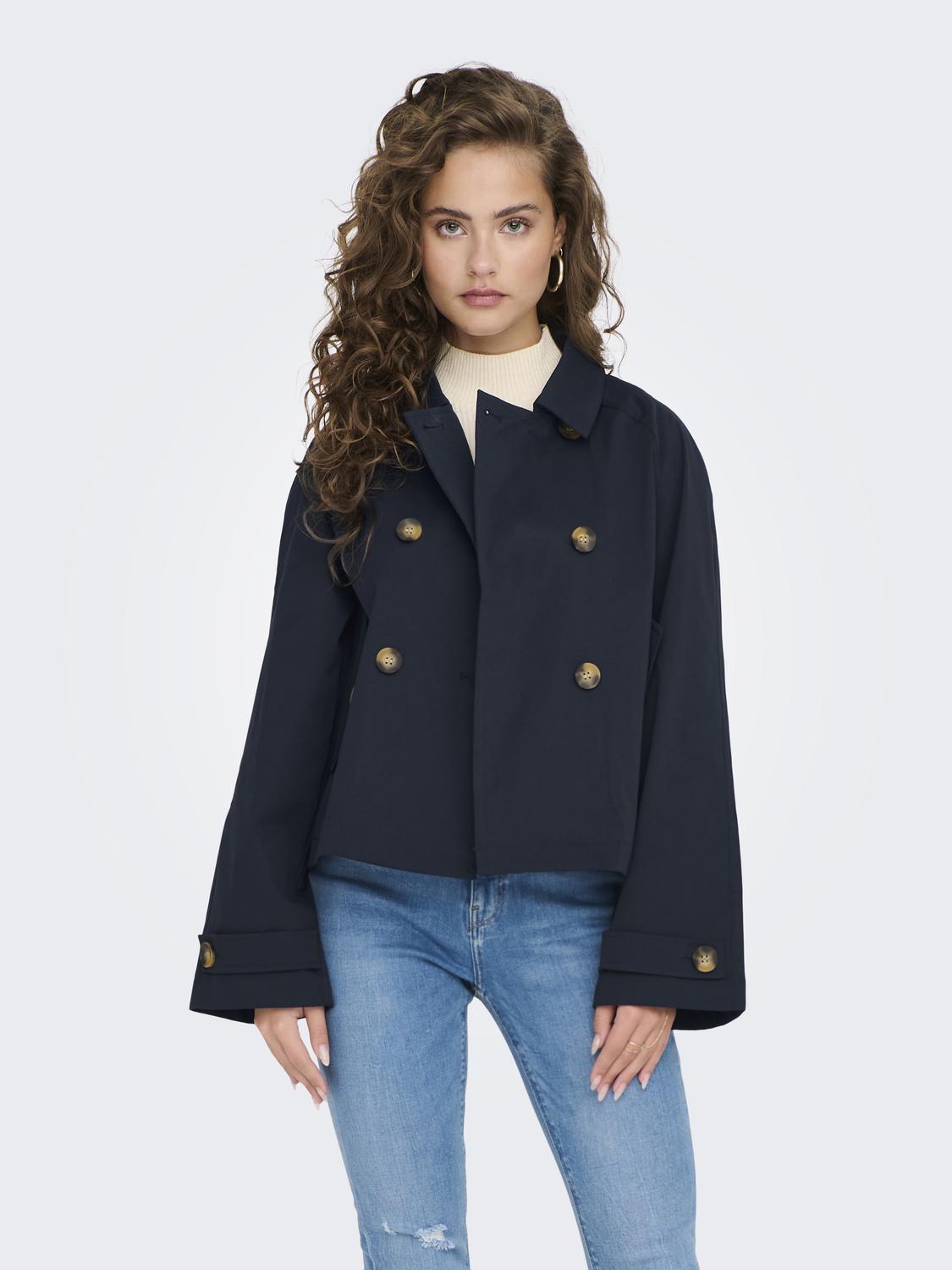 ONLAPRIL Dobbeltspent kort trenchcoat