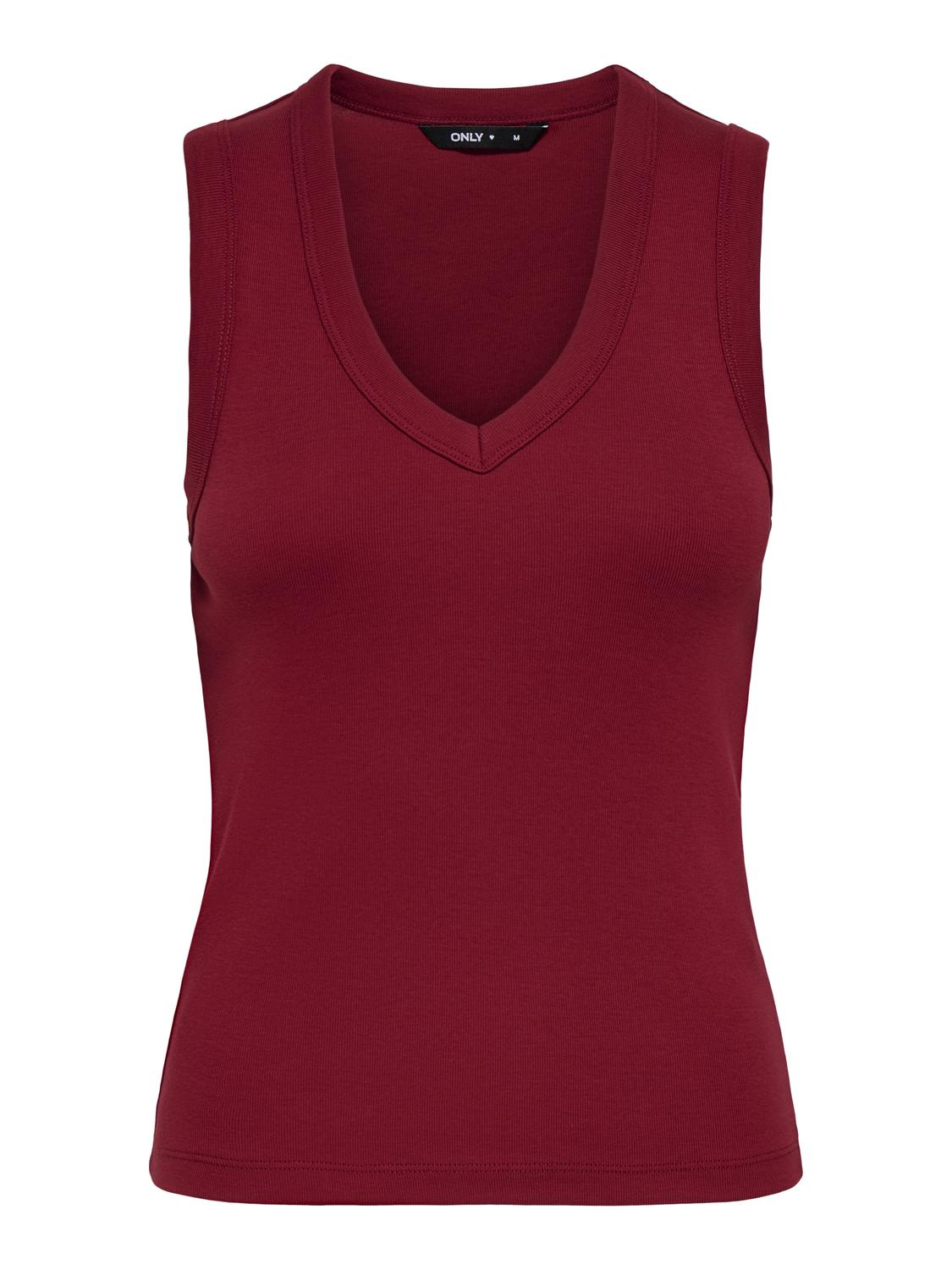 ONLRINA V-NECK TANK TOP S/L JRS NOOS