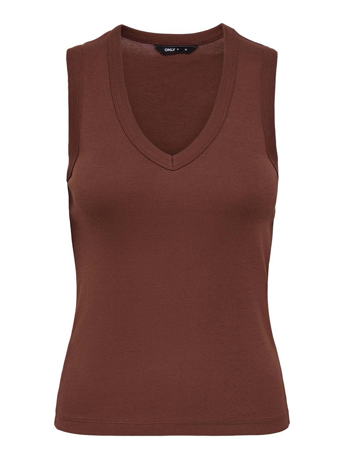 ONLRINA V-NECK TANK TOP S/L JRS NOOS