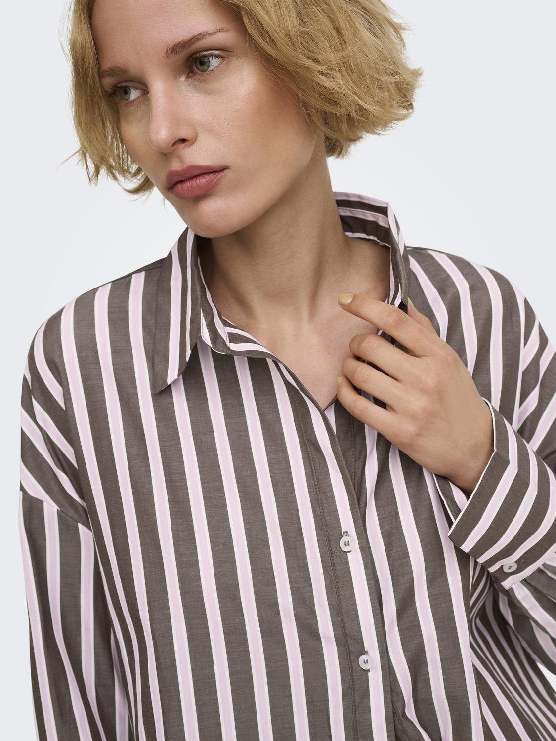 ONLOREGON ALVA LS REG SHIRT NOOS WVN - 5