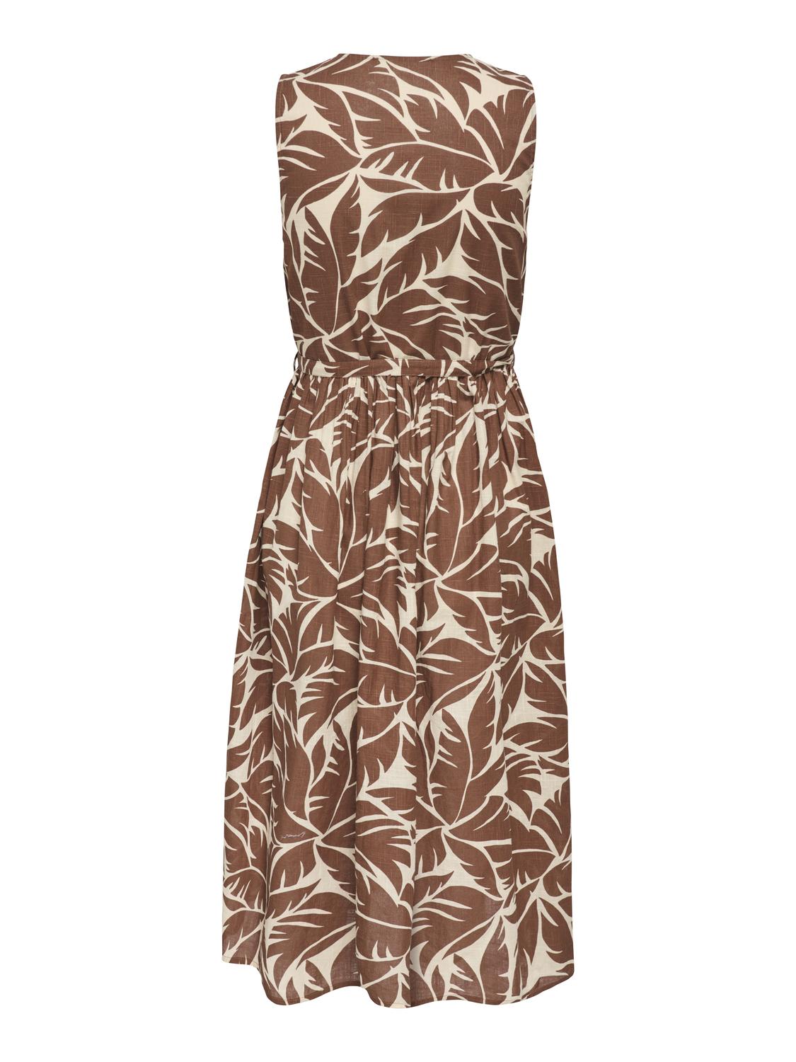 PGPERNILLA S/L MIDI DRESS WVN - 3