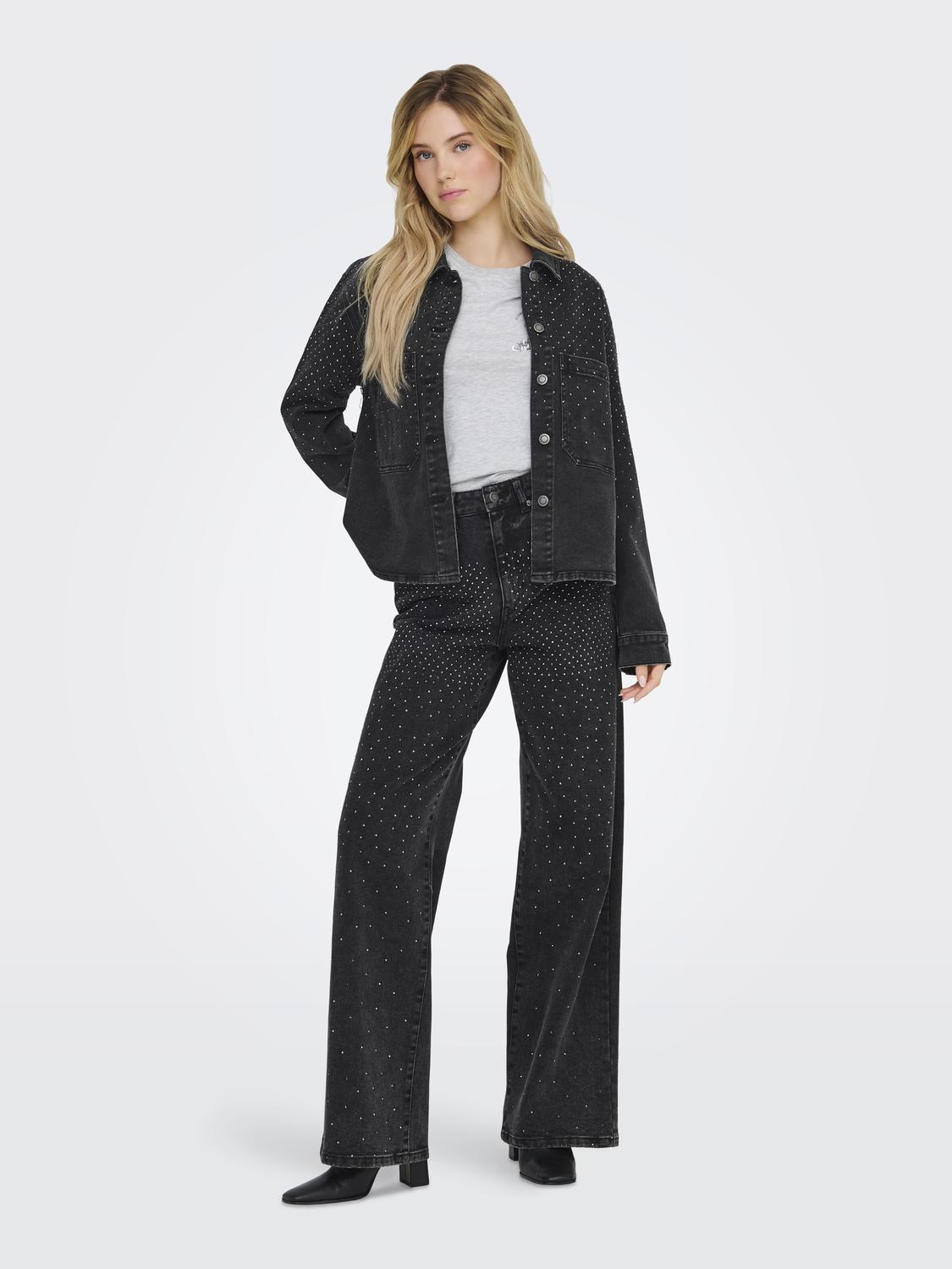 ONLCASSIE Kort oversize skjorte - 6