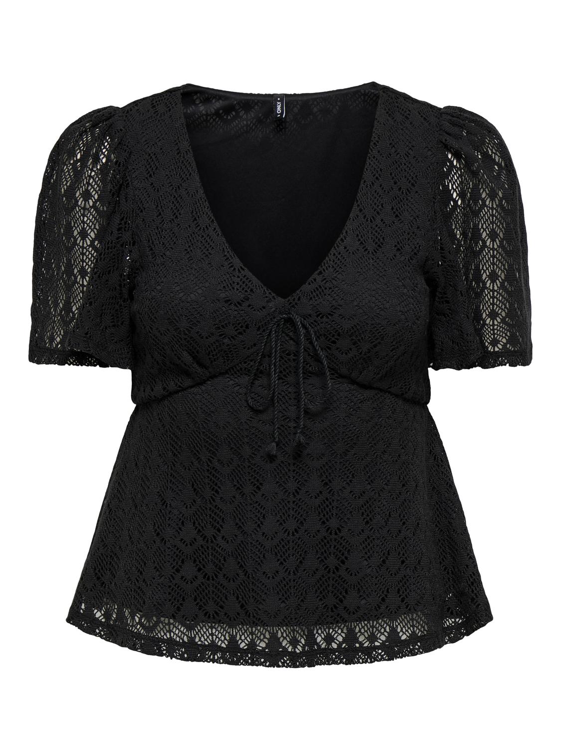 ONLDANIELLA S/S V-NECK TOP CS JRS - 3