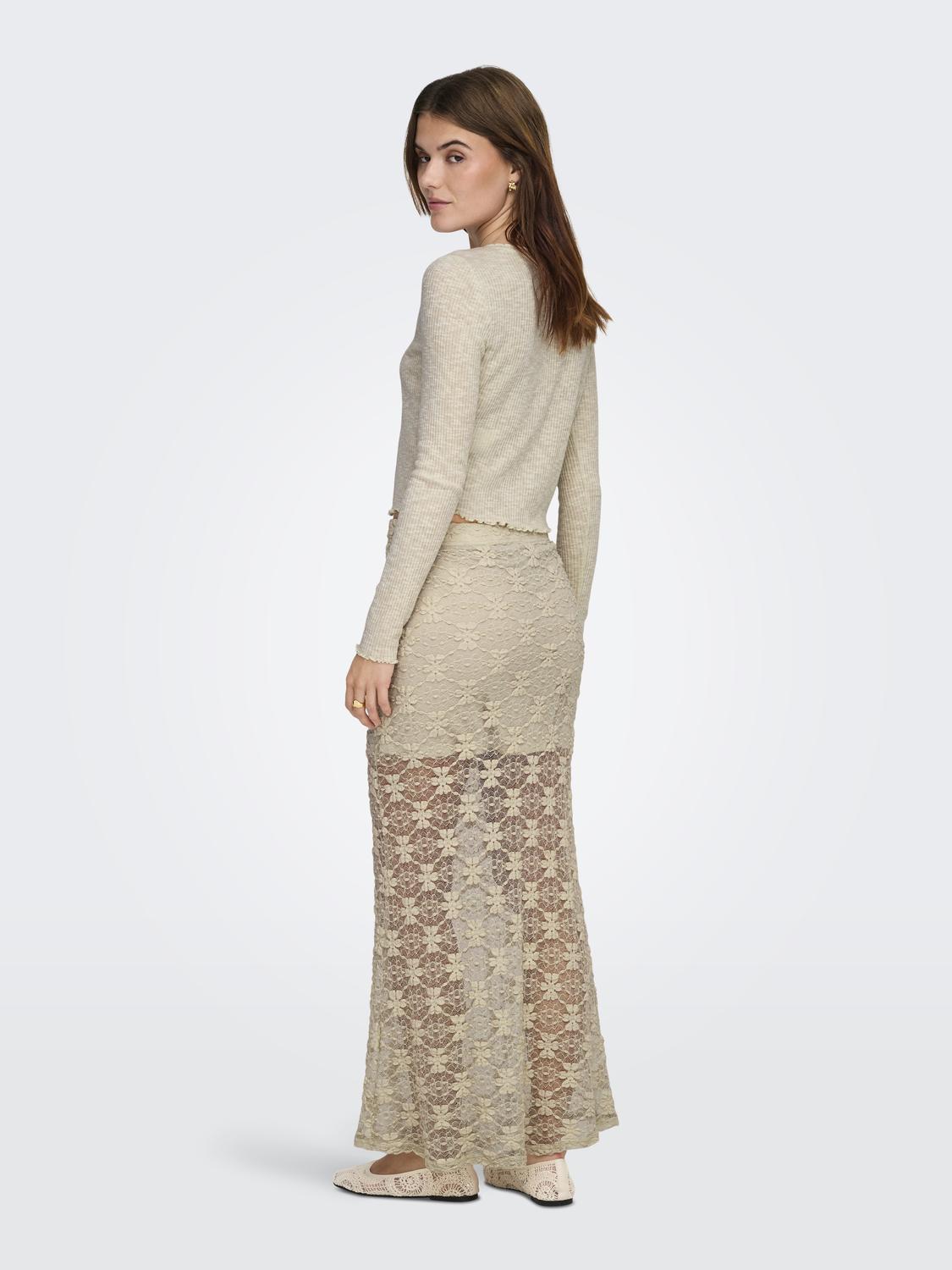 ONLPEARLINA LONG WIDE SKIRT WVN - 2
