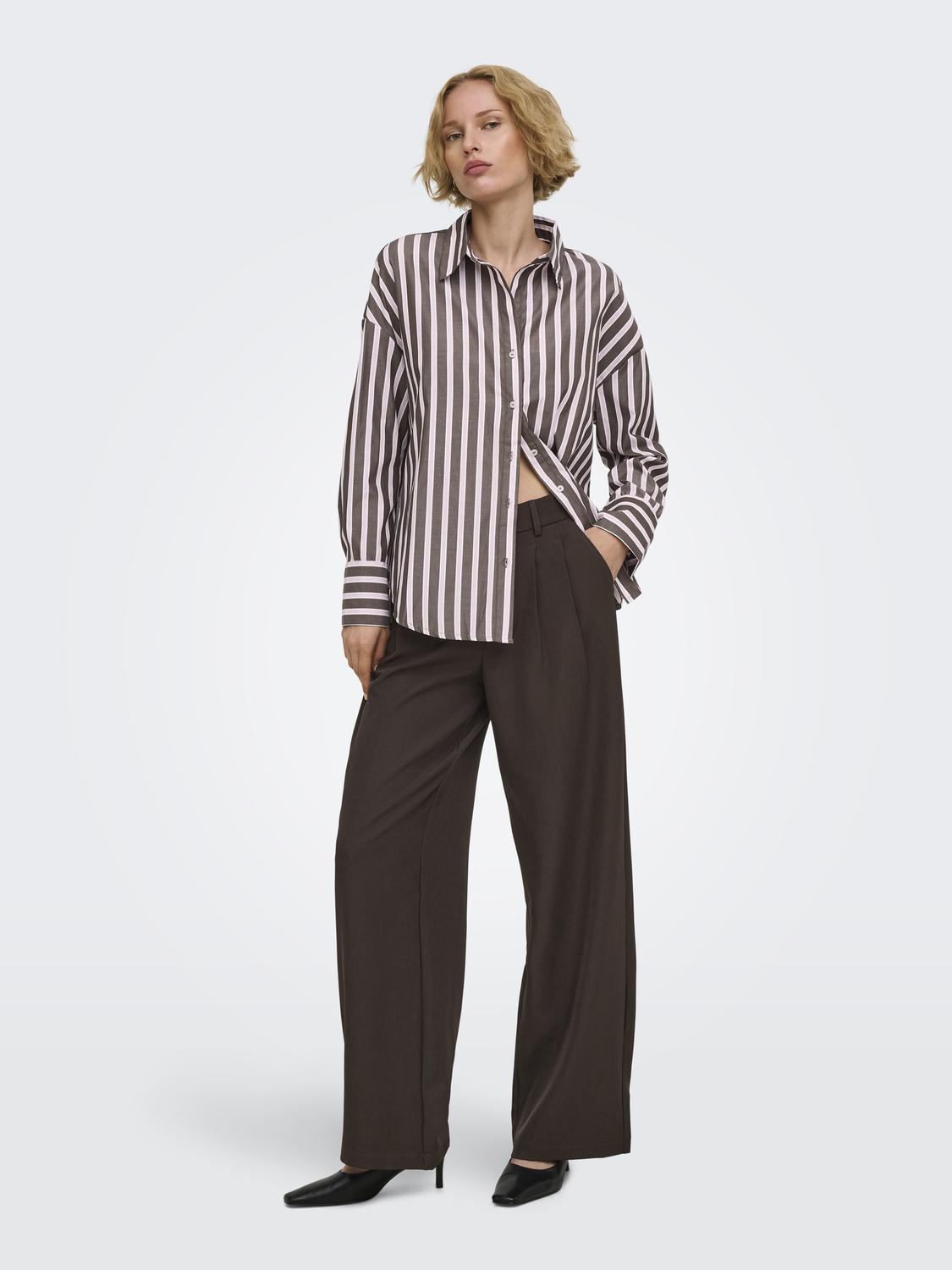 ONLOREGON ALVA LS REG SHIRT NOOS WVN - 7
