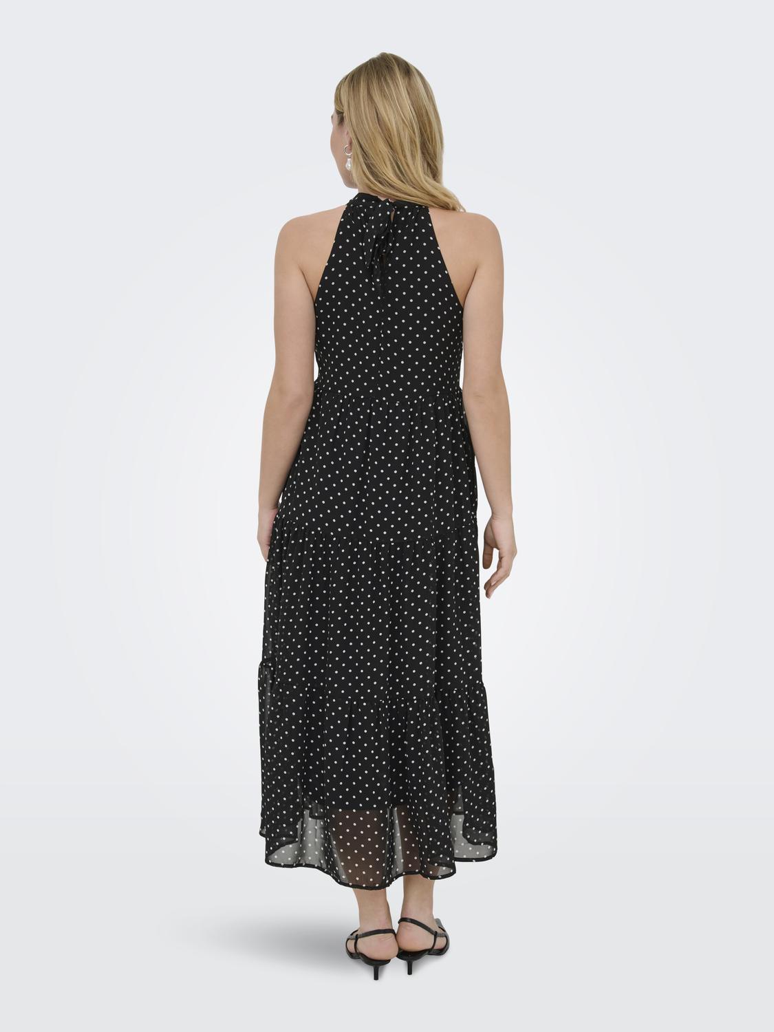 ONLPETRA LIFE HALTER NECK ANK DRESS WVN - 2