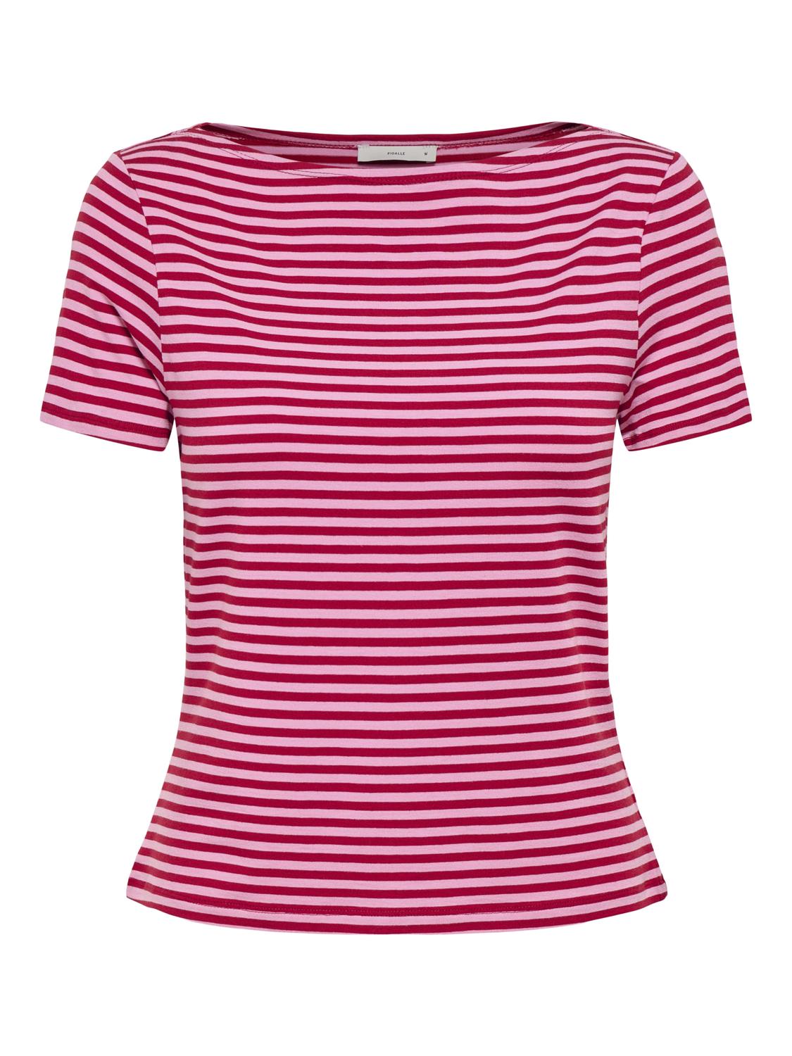 PGHILLARY S/S STRIPE BOATNECK TOP JRS