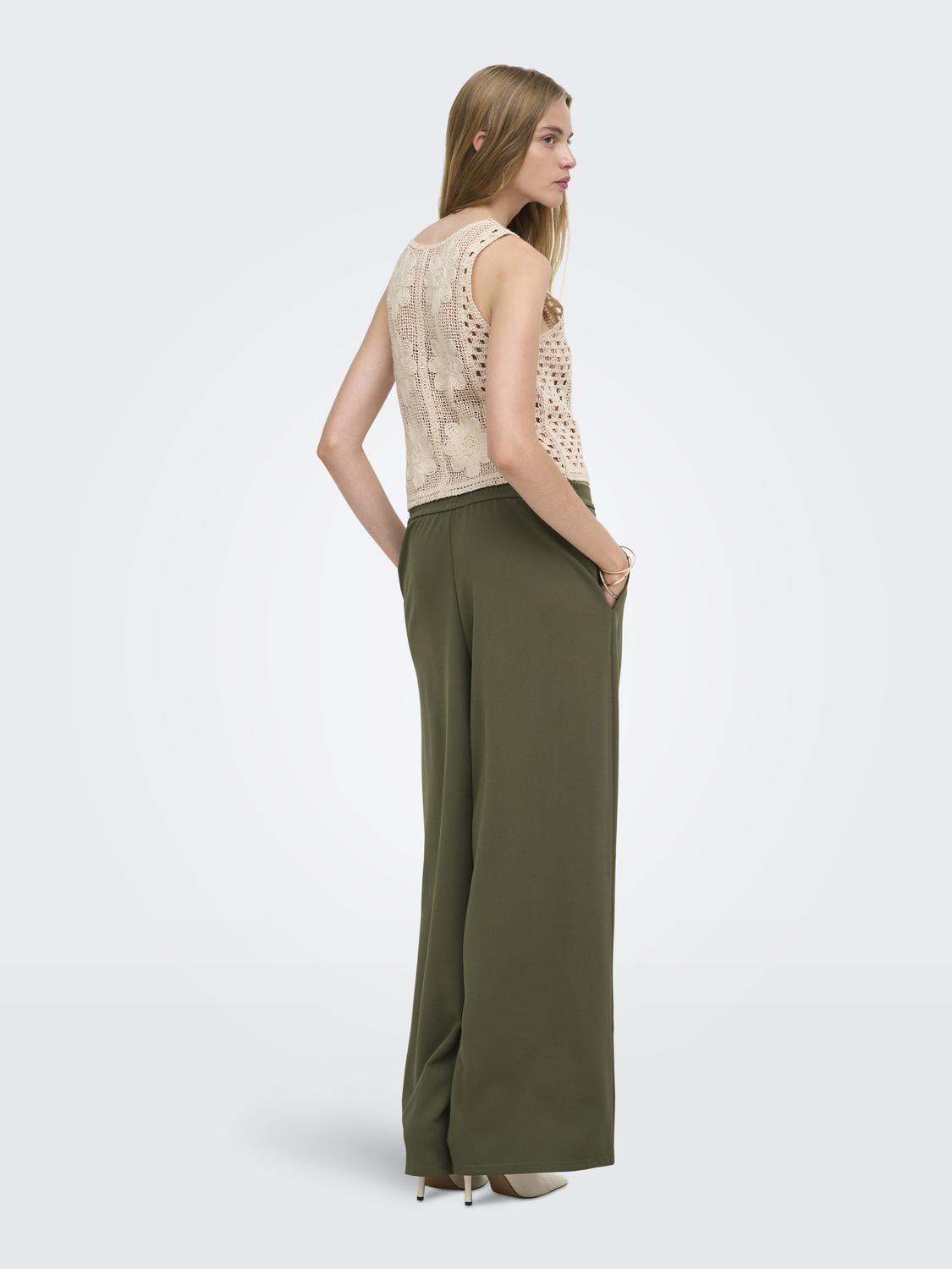 ONLTARA SL O-NECK CROCHET VEST EX KNT - 2