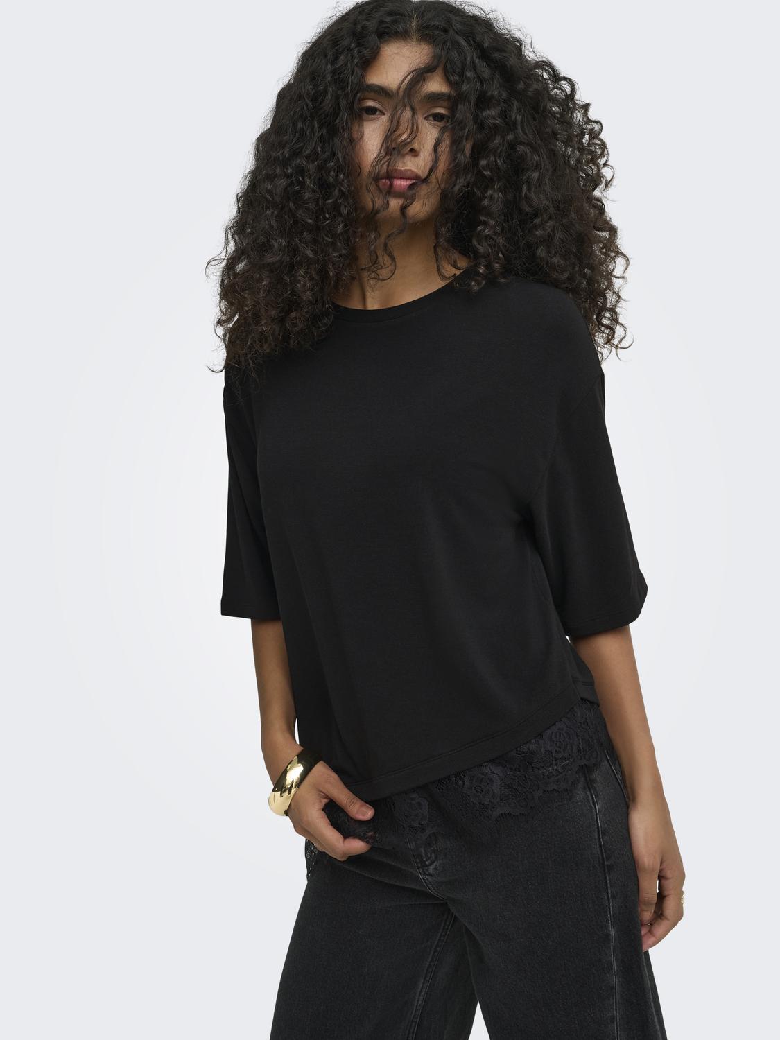 ONLGLAMOUR S/S LACE T-SHIRT JRS - 5
