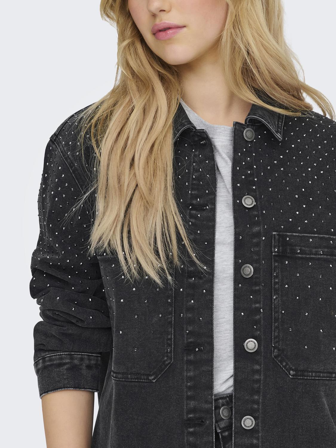 ONLCASSIE Kort oversize skjorte - 4