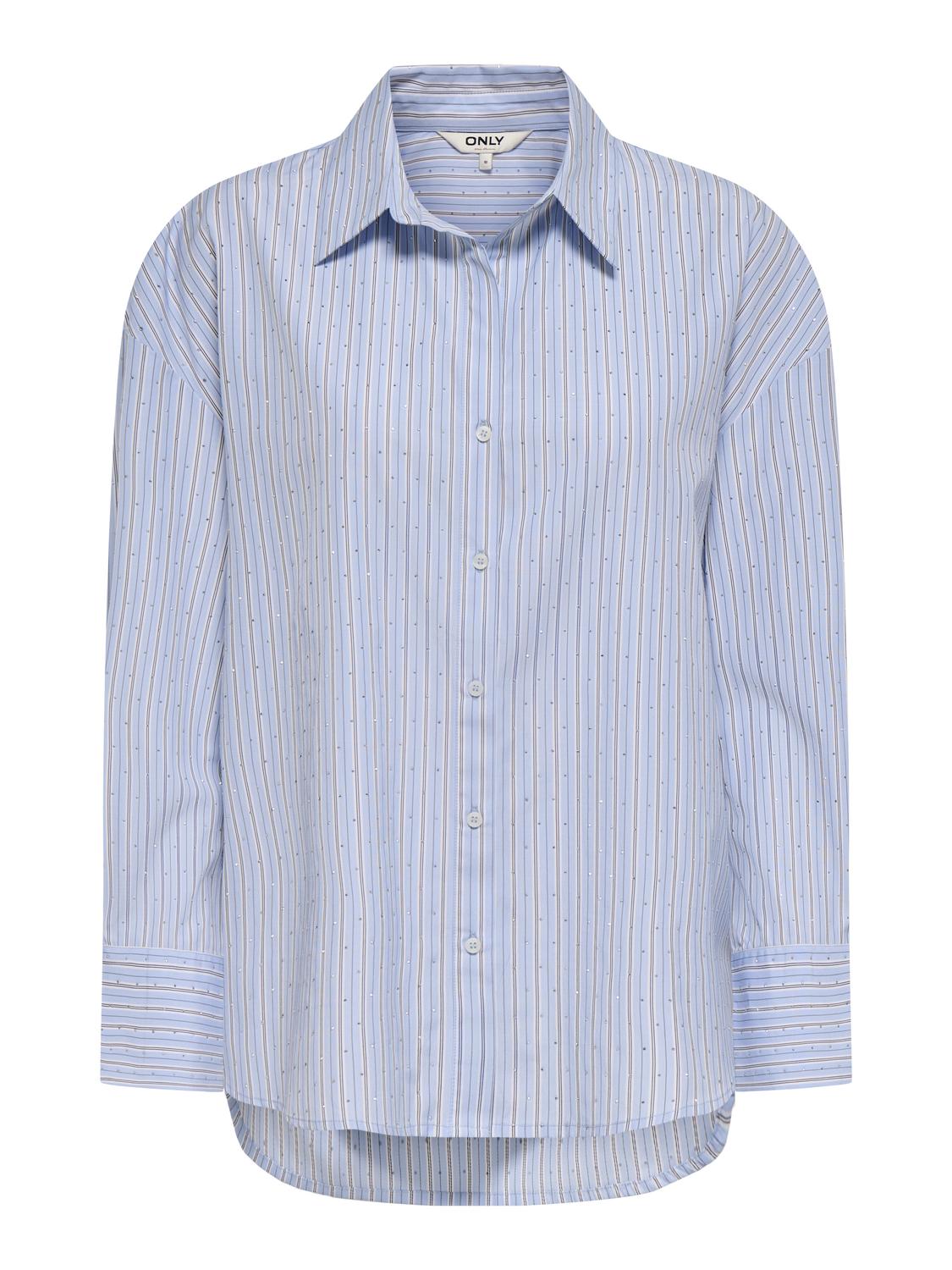 ONLOREGON ALVA LS RHINEST SHIRT NOOS WVN - 3