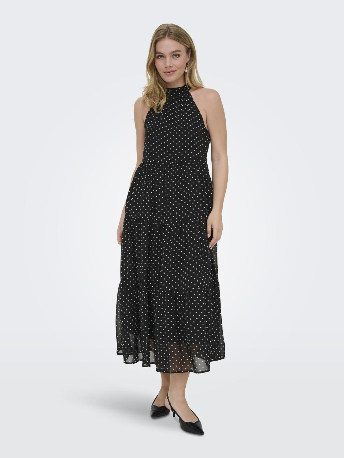 ONLPETRA LIFE HALTER NECK ANK DRESS WVN