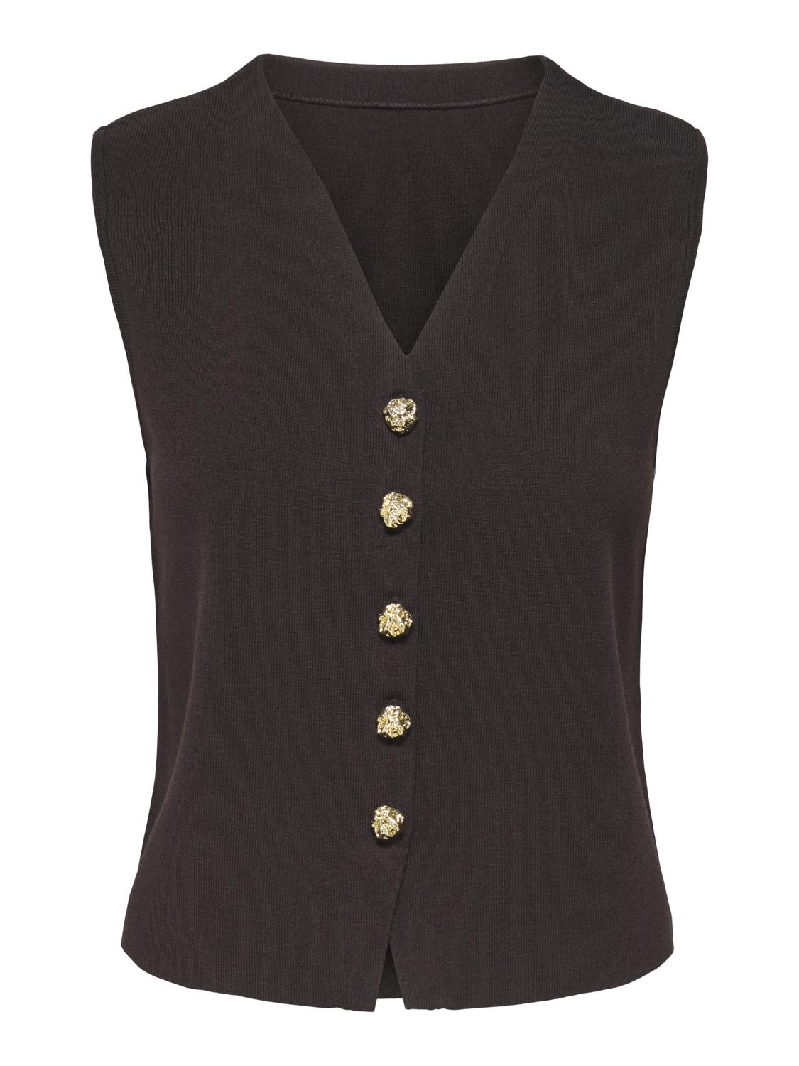 JDYASTRA S/L BUTTON VEST KNT NOOS - 3