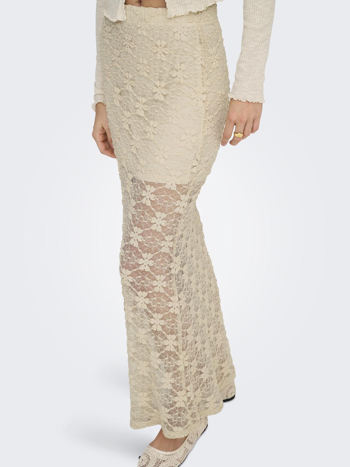ONLPEARLINA LONG WIDE SKIRT WVN - 4