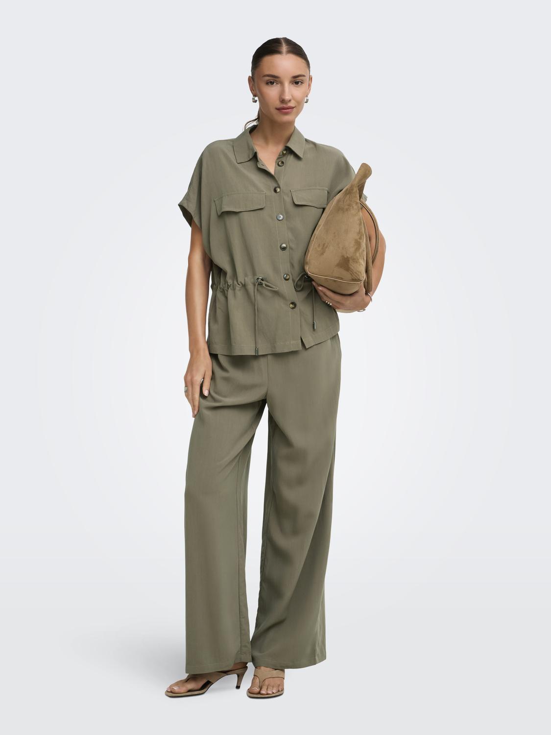 JDYLAYA S/S UTILITY SHIRT WVN EXP - 6