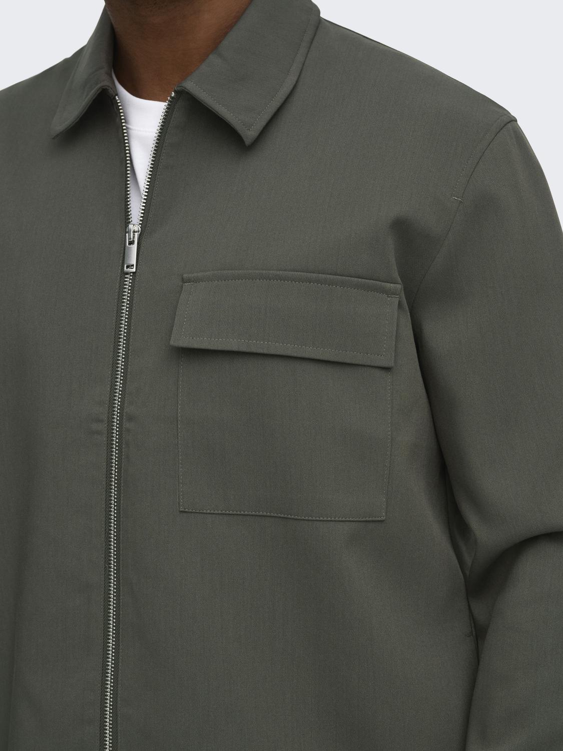 ONSWILL REG 0292 ZIP OVERSHIRT FRML NOOS - 4