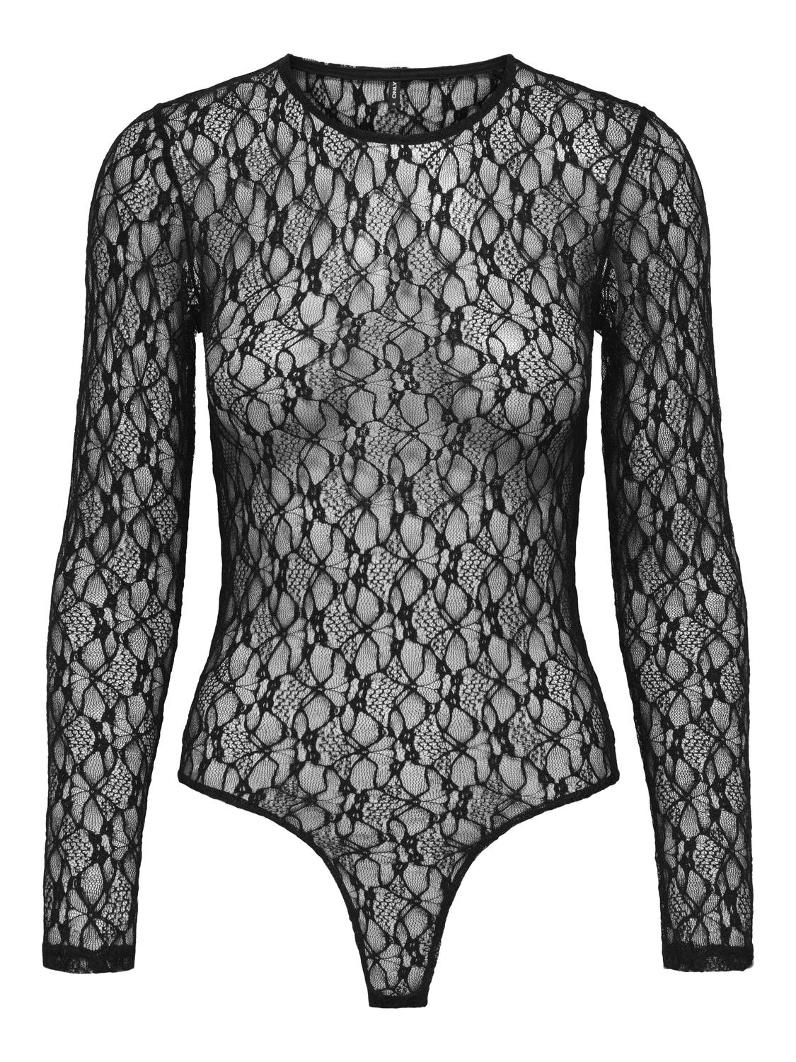 ONLSYRENE L/S LACE BODY ACC - 3