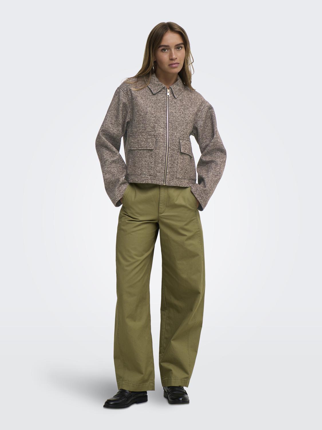 JDYVINGA HERRINGBONE JACKET OTW NOOS - 6
