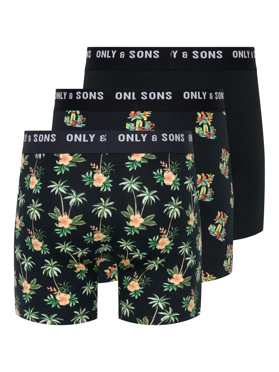 ONSSUMMER PRINTED BOXER 3-PACK NOOS - 7