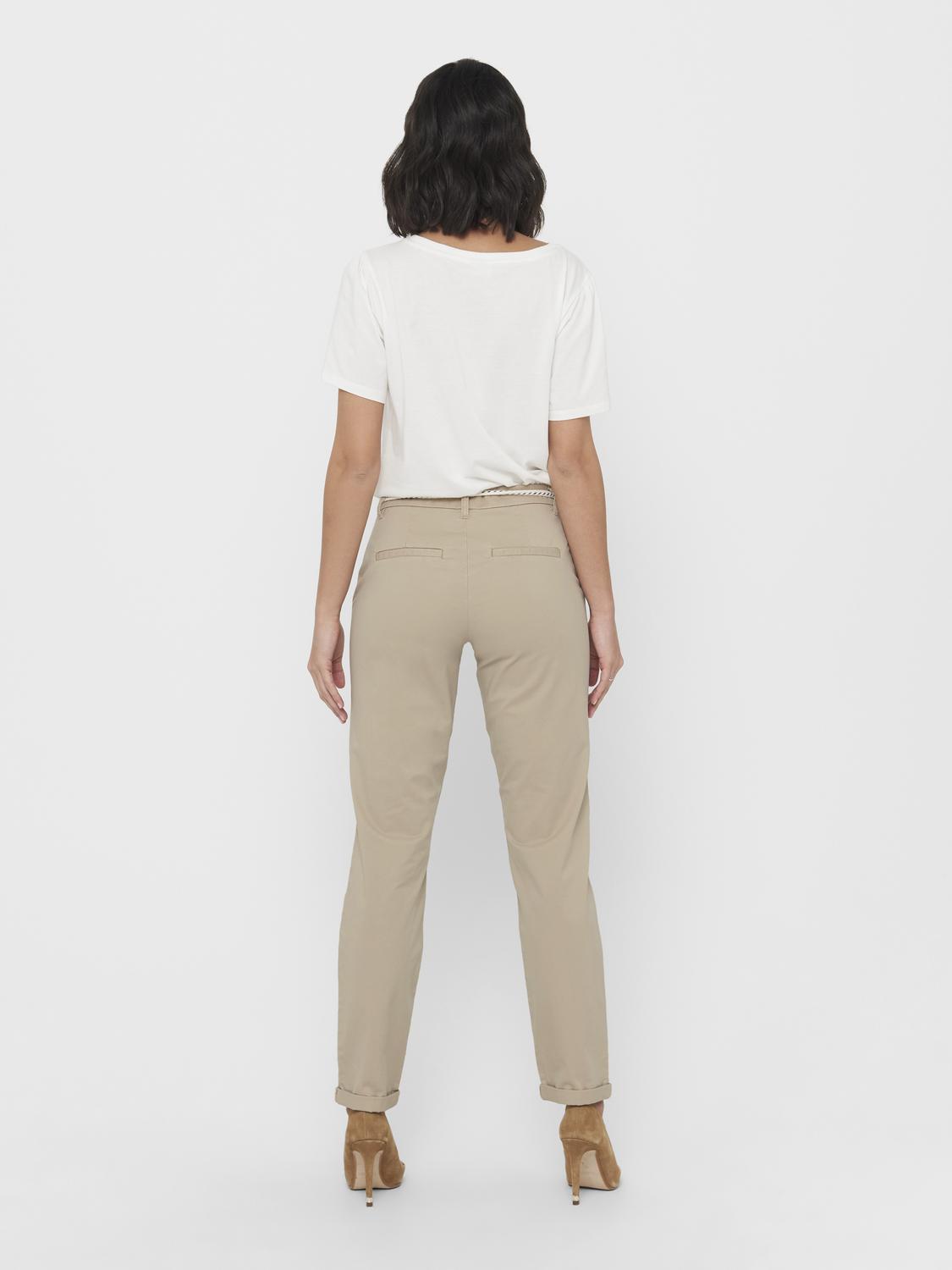 ONLBIANA Baumwoll-Chino mit Gürtel - 2