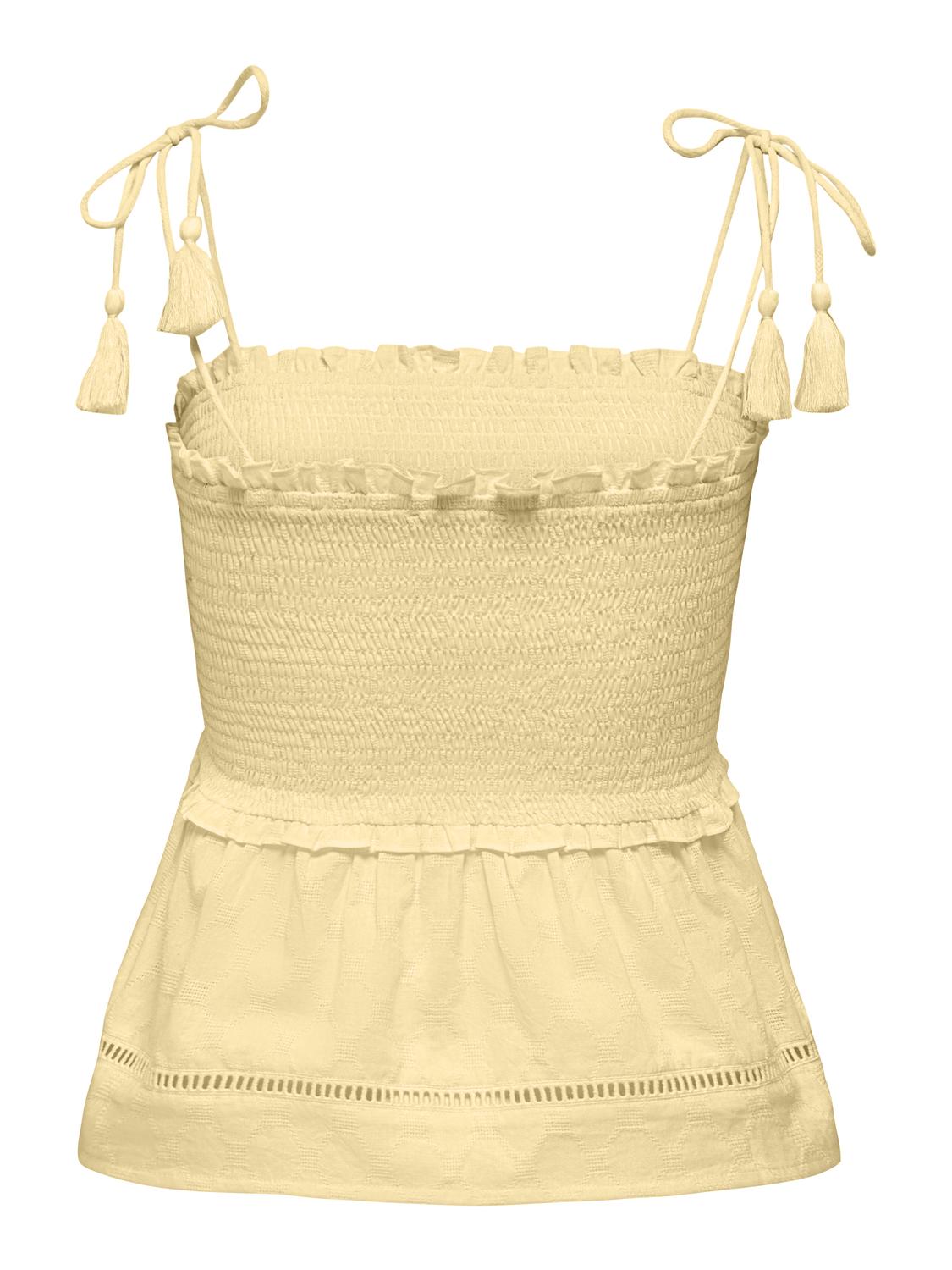 ONLMIVA STRAP SMOCK TOP WVN - 2