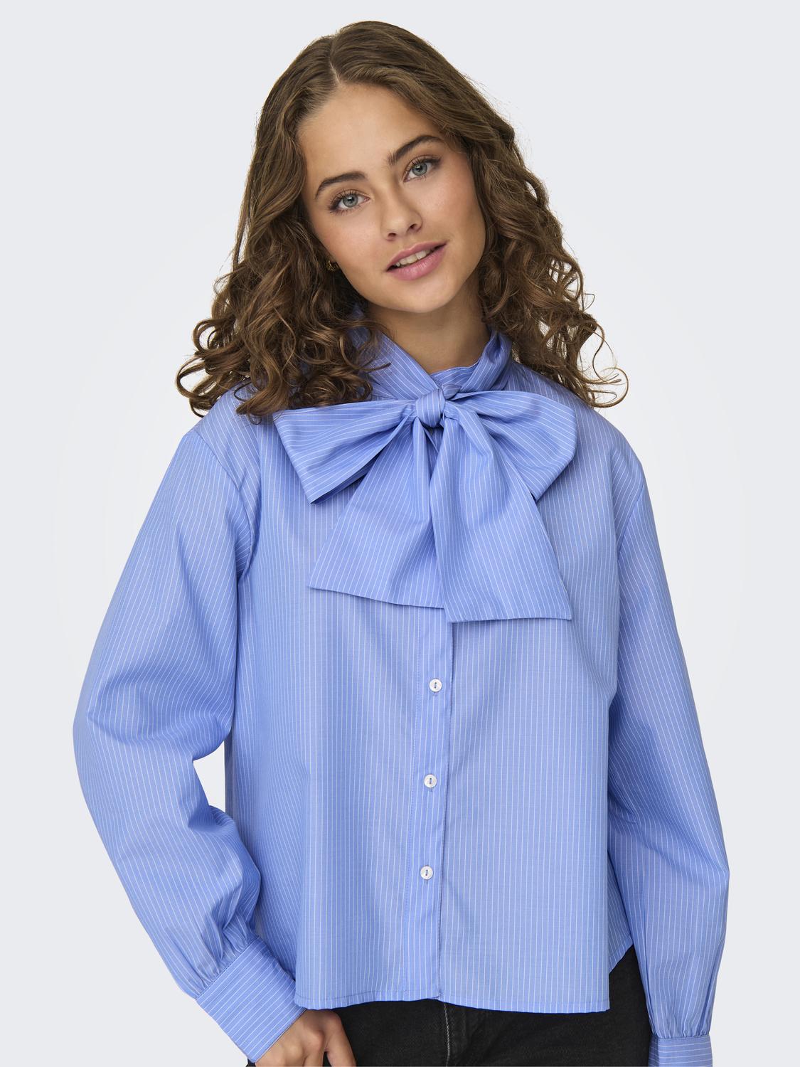 ONLESTELLE L/S TIE SHIRT WVN - 4