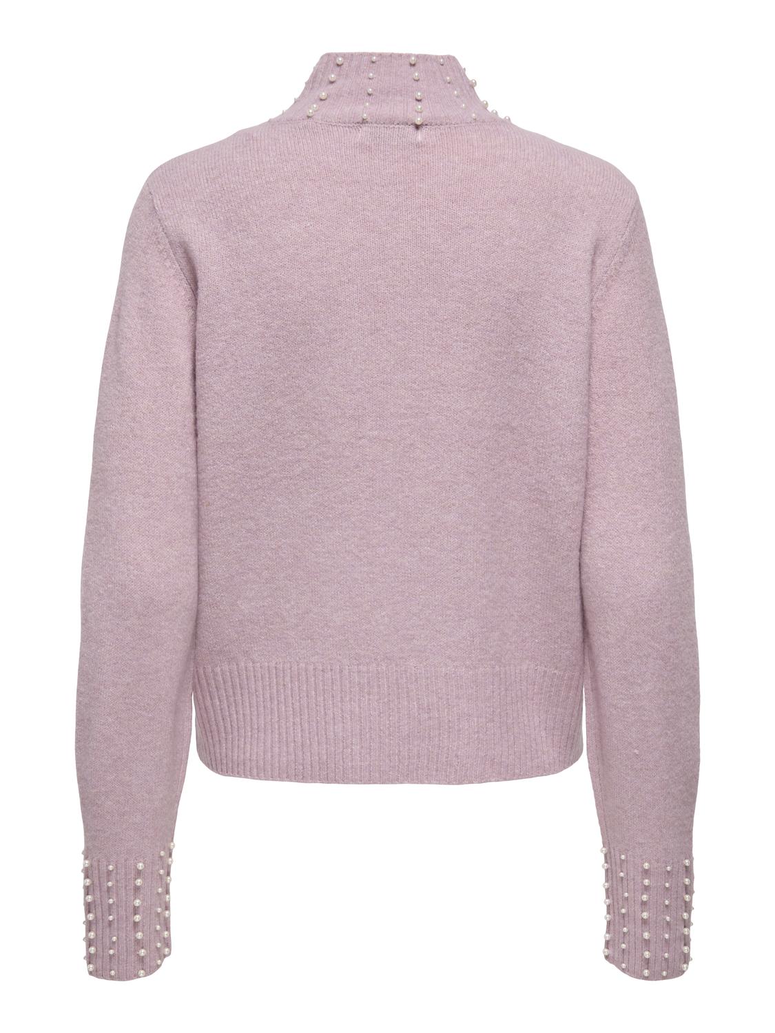 JDYRUE LIFE L/S HN PEARL PULLOVER KNT - 7