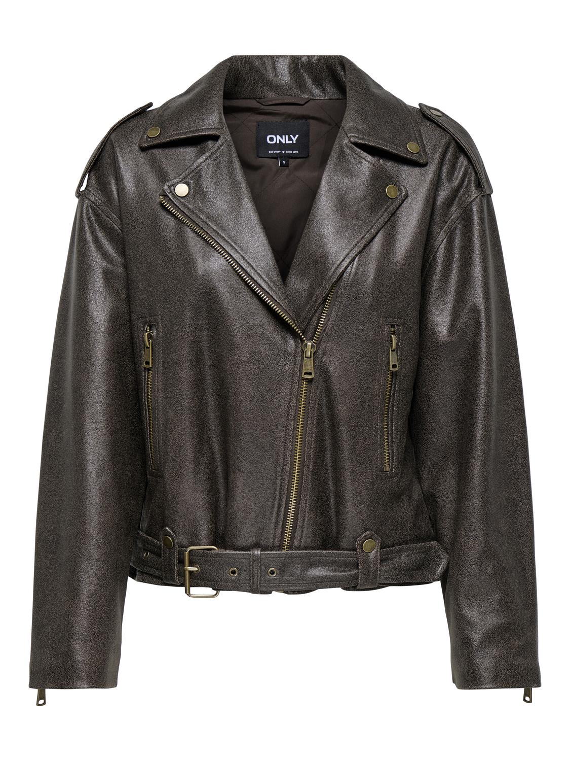 ONLCOLE FAUX LEATHER BIKER OTW