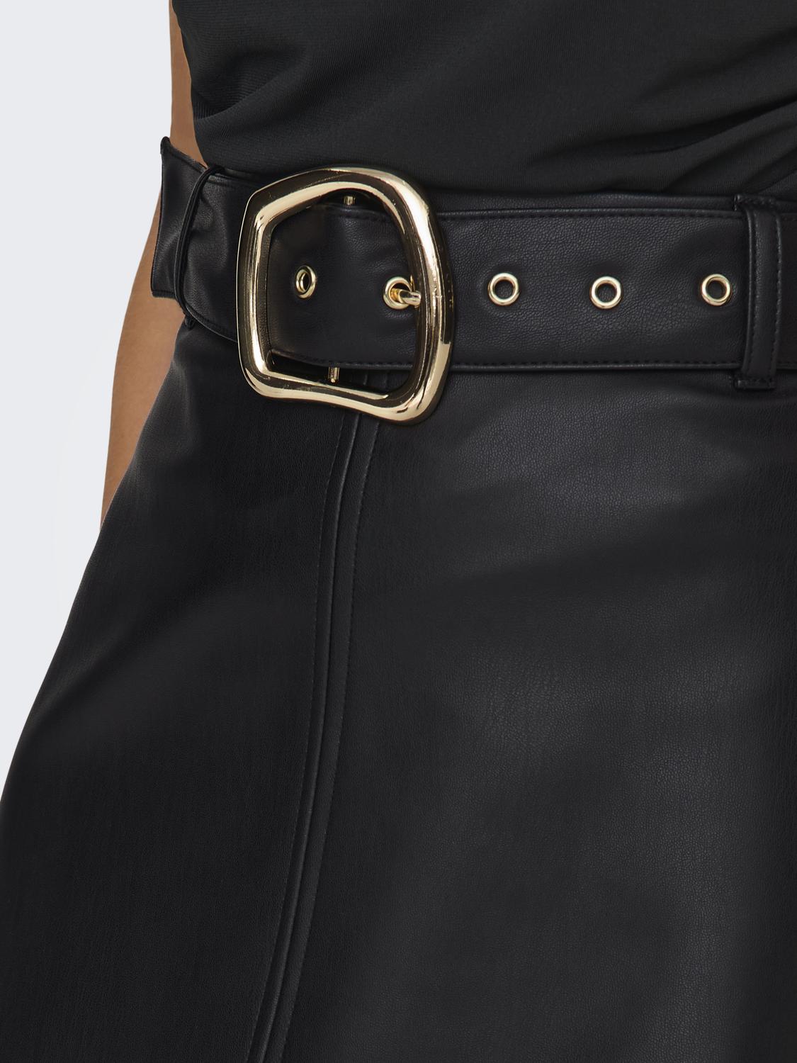 JDYANTOINE HW FAUX LEATHER SKIRT PNT - 5