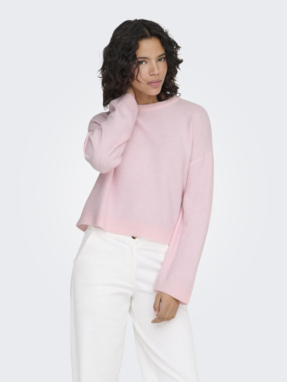 ONLSIMONI L/S O-NECK PULLOVER KNT NOOS