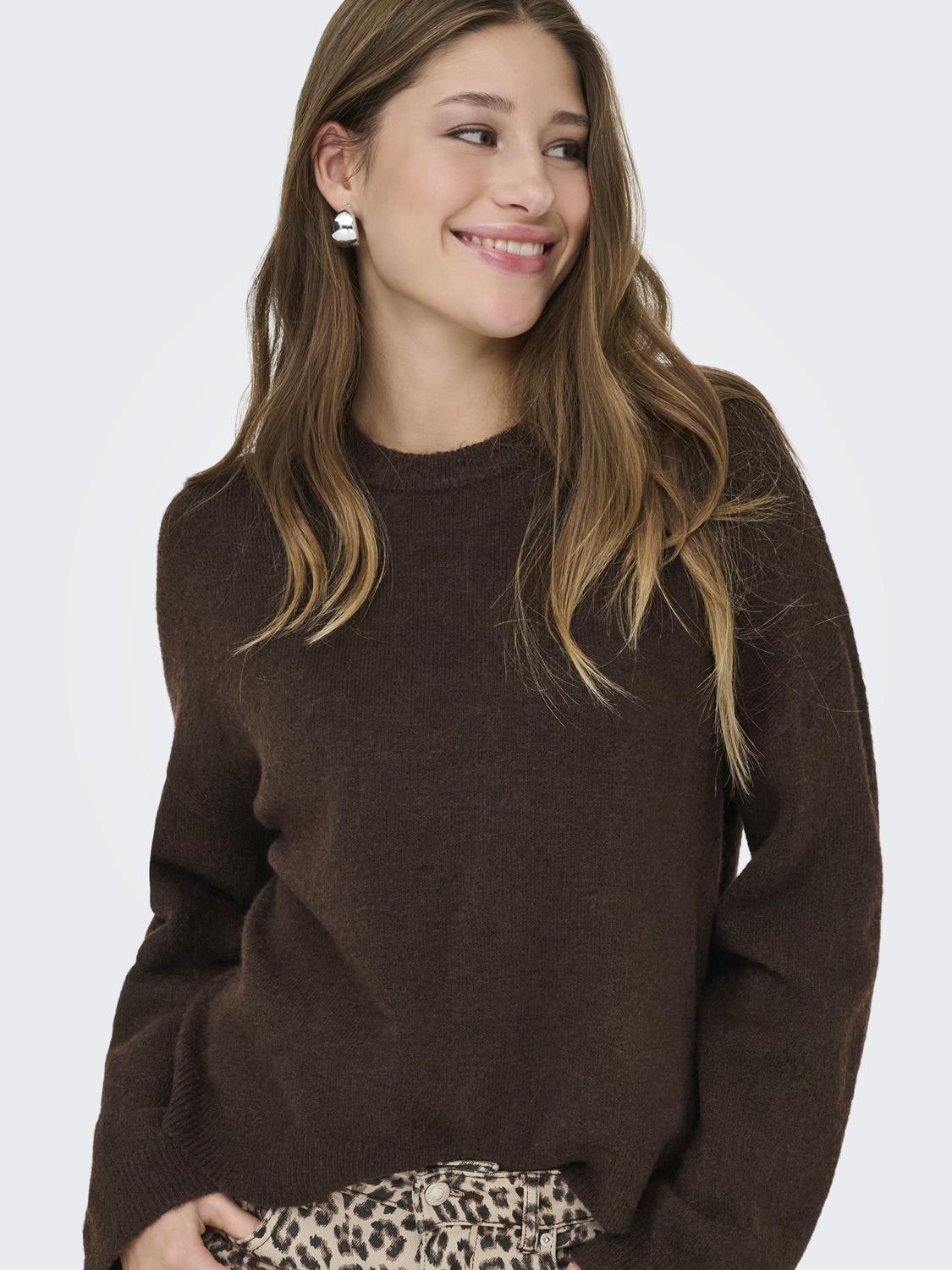 ONLSIMONI L/S O-NECK PULLOVER KNT NOOS - 4
