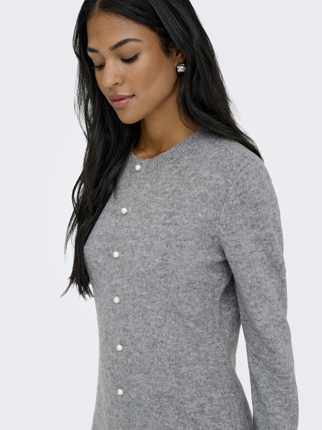 JDYSUPER LIFE L/S SHORT PEARL DRESS KNT - 5