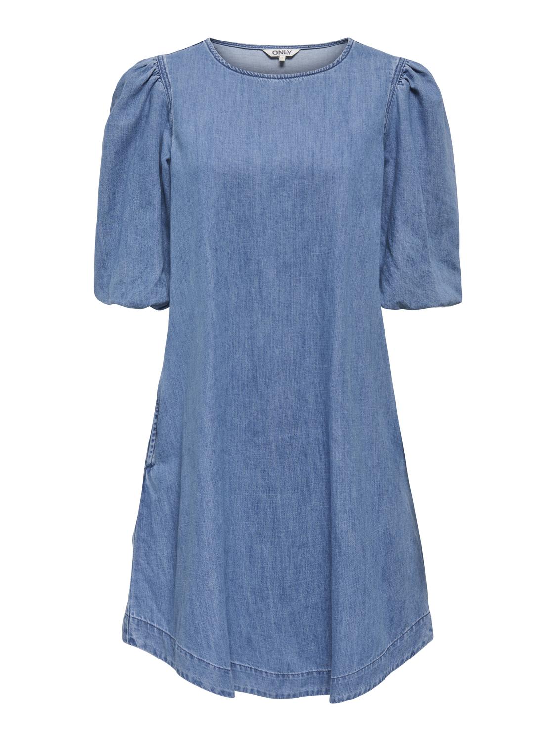 ONLTIANA SS PUFF DNM DRESS AKM